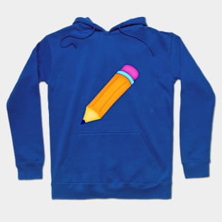 Cartoon Pencil Hoodie